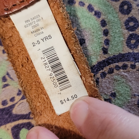 Leather Little Boy Gap Belt - Picture 4 of 5